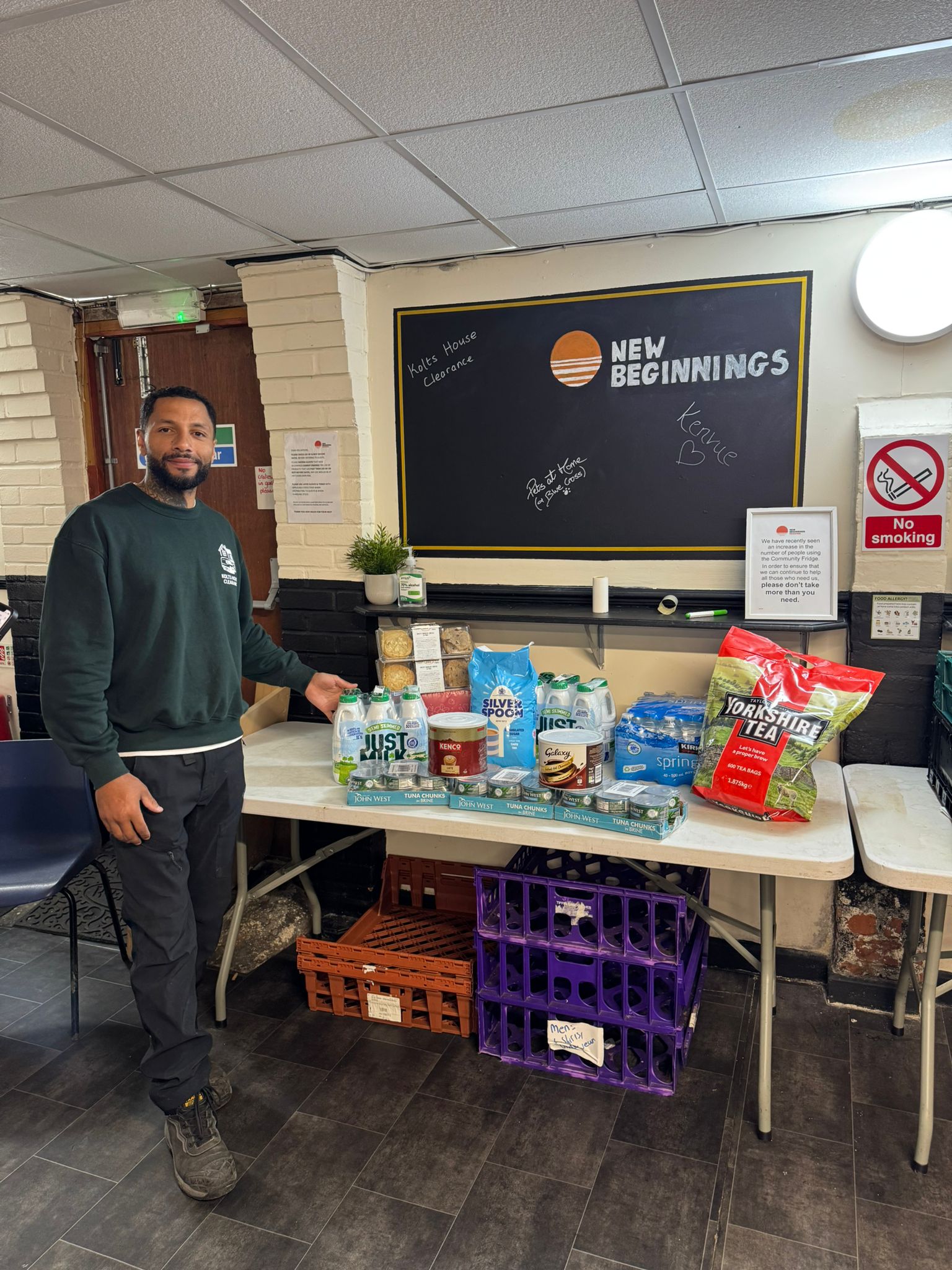 Karlton donating items to Reading charity