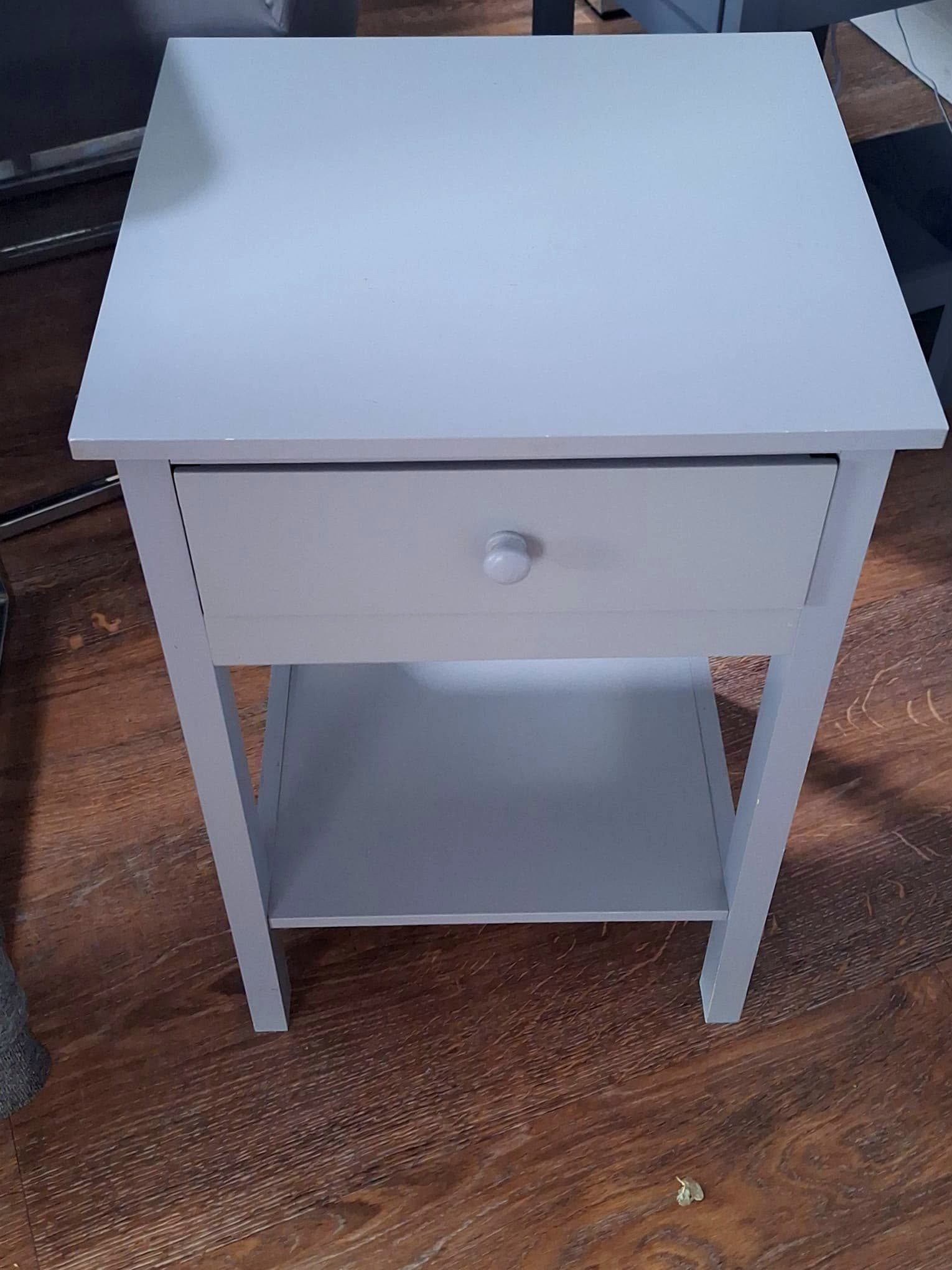 A white desk 