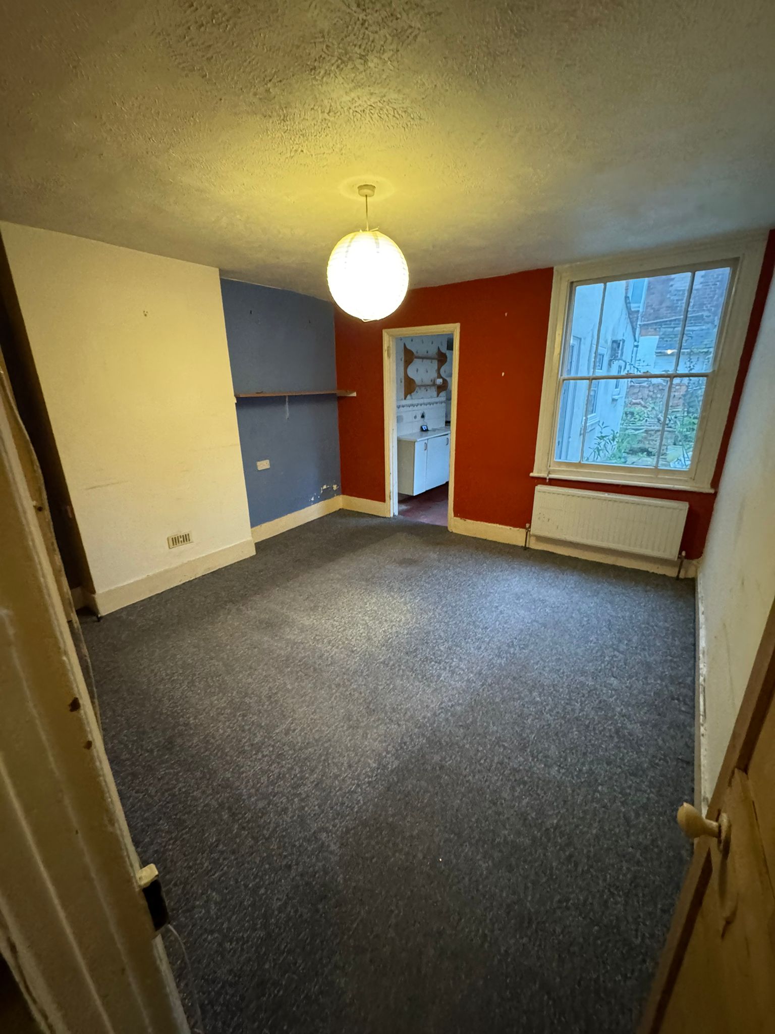 cleared empty room with clean floor