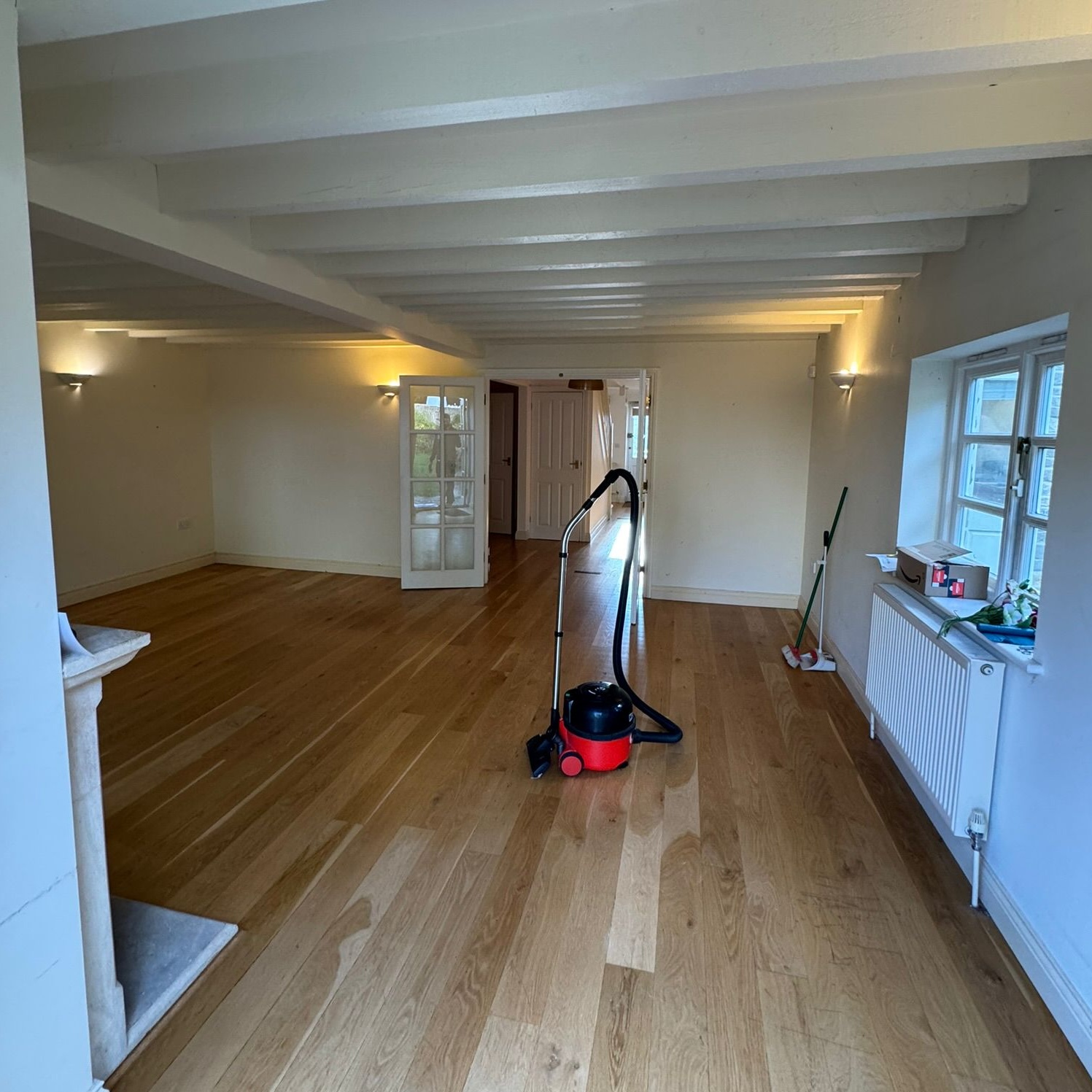 Clean and empty room after professional clearance
